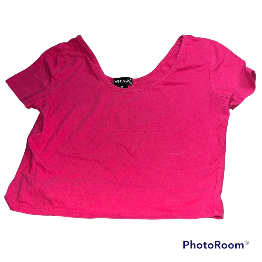 Wet seal Pink Cropped Top